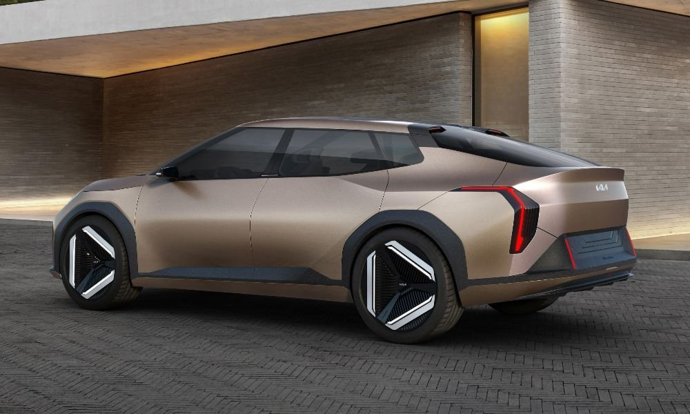 Built in Korea the stylish and budget friendly Kia EV4 may hit U S buyers with high tariffs and lose federal incentives

