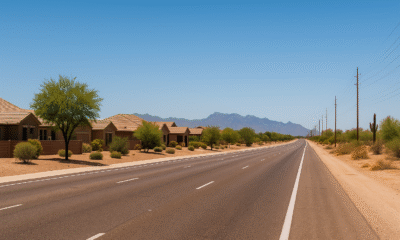 Buckeye’s sunlit roads and desert backdrops shimmer under intense heat — residents beat the blaze with hydration, shade, and smart timing.