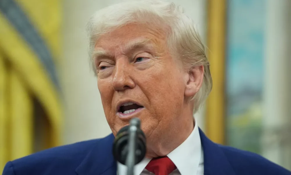 Former President Donald Trump announces trade freeze with Canada over digital tax — Ottawa yet to respond publicly.