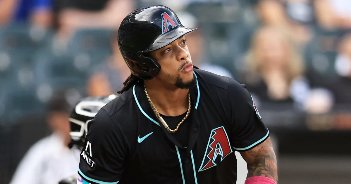 Ketel Marte celebrates after a clutch NLCS hit—fueling both his legacy and his $116.5 million contract.