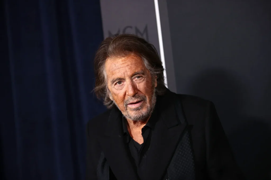 Al Pacino at a 2024 event—Hollywood legend with a resilient career and restored fortune.