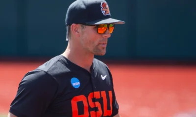 Mitch Canham Oregon State Baseball Coach Leads Beavers Back to College World Series