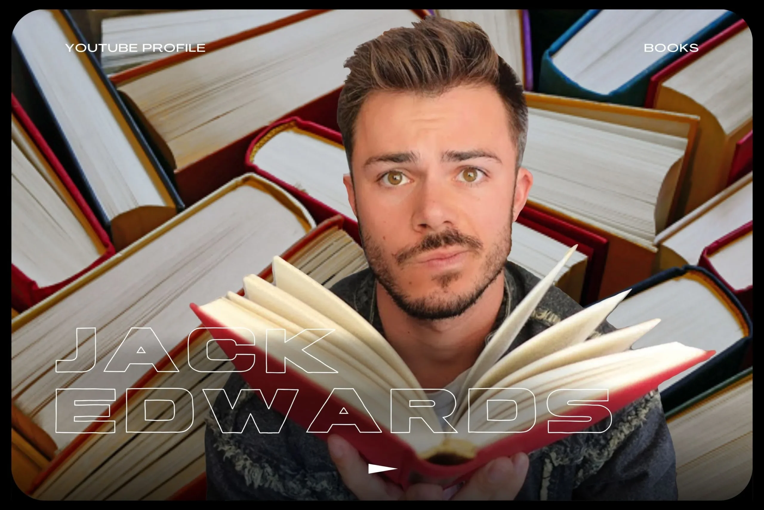 a man holding a book