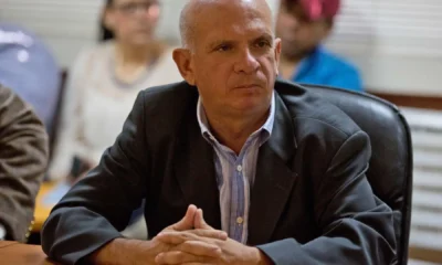 Former Venezuelan intelligence chief Hugo Carvajal during a court hearing in New York — a powerful man now surrounded by U.S. marshals.