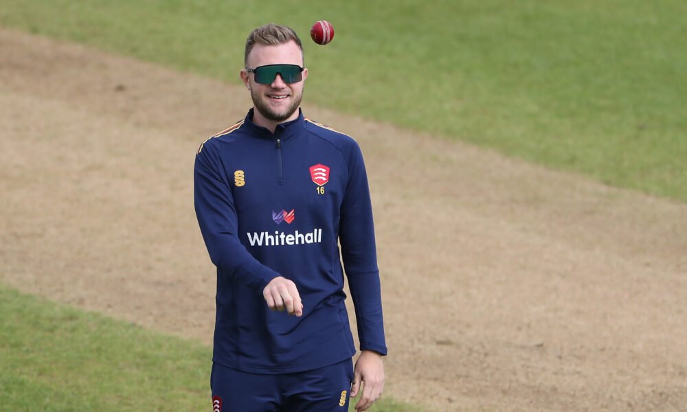 Sam Cook celebrates a breakthrough wicket during Essex’s Championship campaign, reflecting both form and rising value