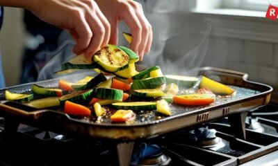 A modern twist on tradition: A shopper grabs a gourmet sushi burrito from a trendy Tokyo-style vending machine in Los Angeles.