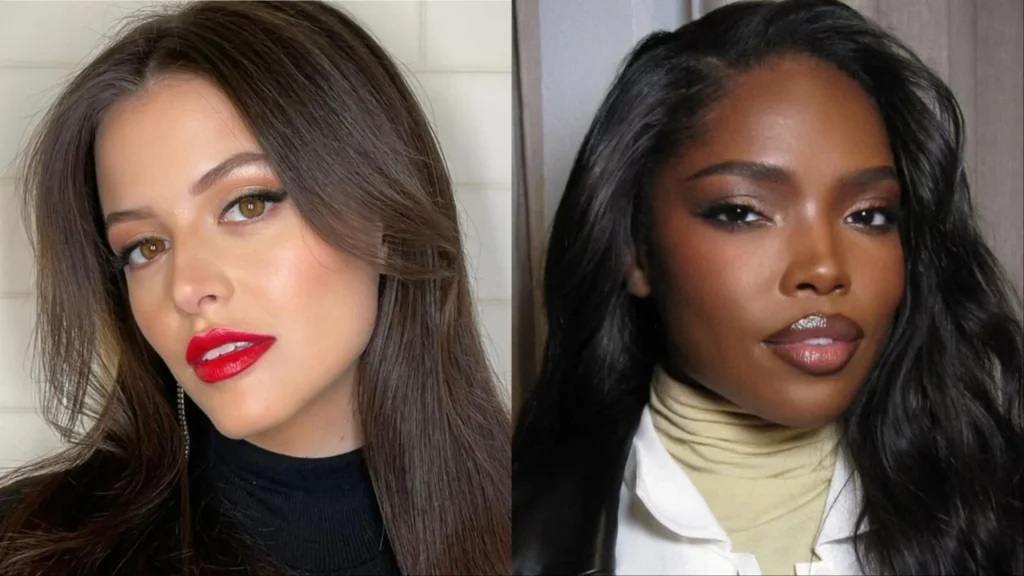 2025’s makeup trends bring fresh twists to timeless classics — think bold liner, reimagined red lips, and radiant skin with a playful edge.

