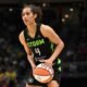 Skylar Diggins drains a clutch three in the new Unrivaled league—on and off court, she keeps breaking boundaries.
