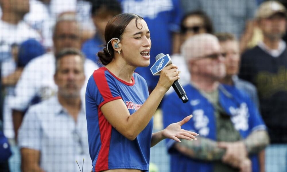 Singer Nezza Goes Viral for Singing National Anthem in Spanish at Dodger Stadium