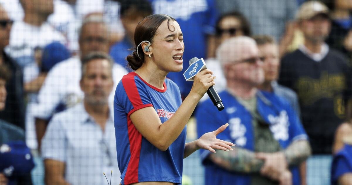 Singer Nezza Goes Viral for Singing National Anthem in Spanish at Dodger Stadium