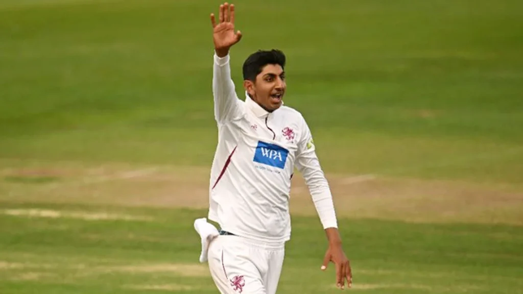 Shoaib Bashir celebrates his Test five‑for — a sign of his rapidly rising career and growing market value