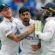 Shoaib Bashir celebrates his Test five‑for — a sign of his rapidly rising career and growing market value