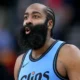 James Harden reacts during a timeout with the Clippers—he’s staying in LA on a bold new $81.5 million deal.