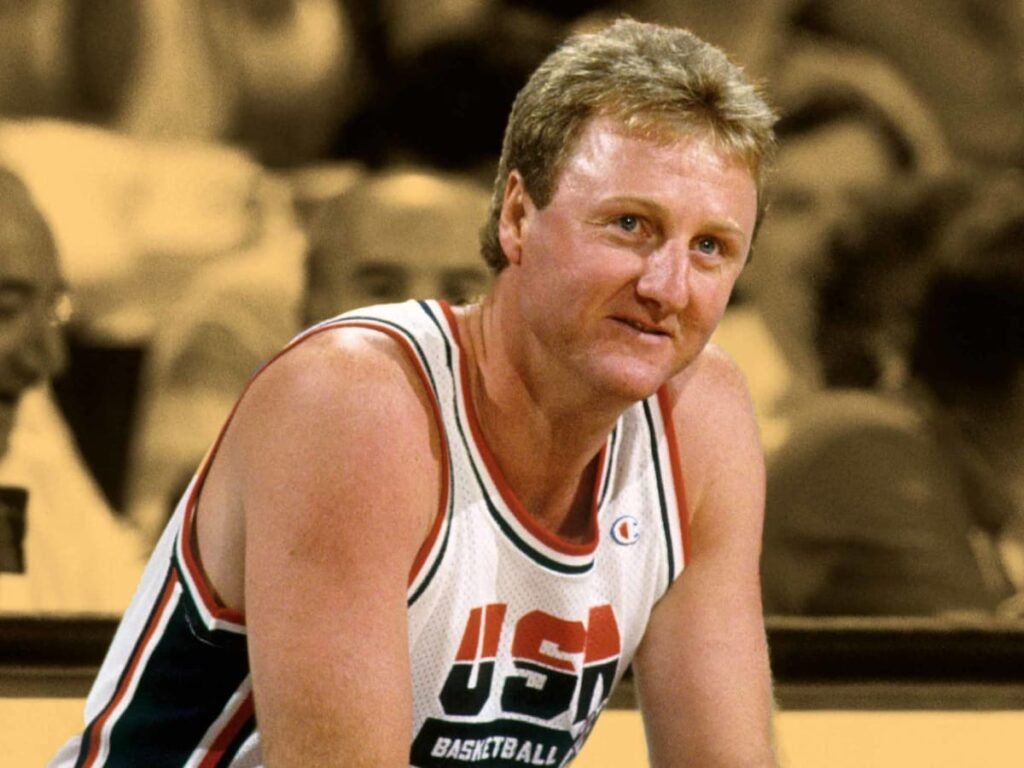 Larry Bird in consultation mode—back on the court behind the scenes with the Pacers in 2025.