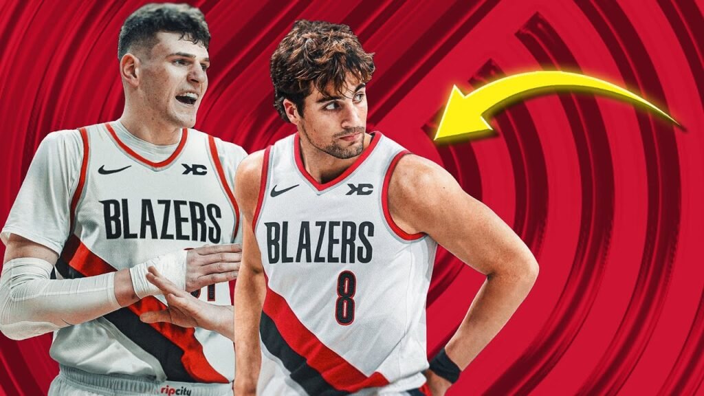 The Portland Trail Blazers in action at the Moda Center during the 2024-25 NBA season.