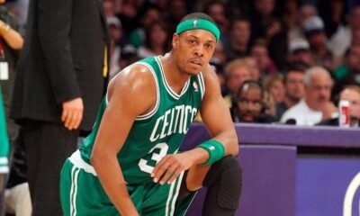 Paul Pierce, aka “The Truth,” celebrating the 2008 NBA Championship—worth every penny of that $80 million legacy.