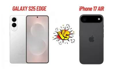 iPhone 17 vs Samsung Galaxy S25 Edge Full Comparison of 2025’s Top Smartphones