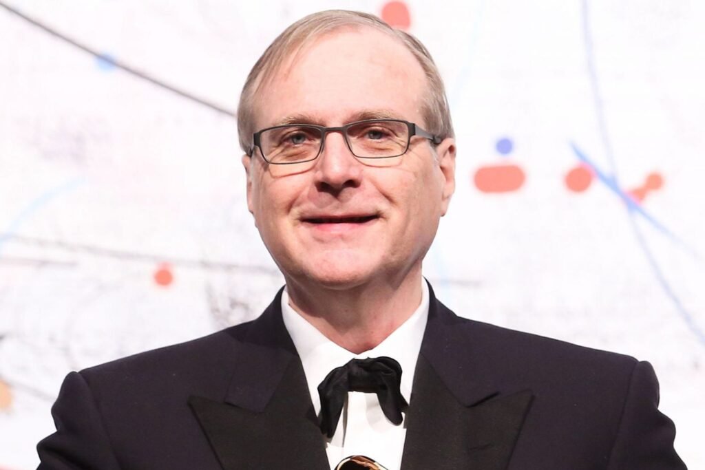Paul Allen aboard his yacht 'Octopus'—a testament to his passion for exploration and innovation.