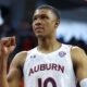 Jabari Smith Jr. drives for a layup—his $40M net worth reflects steady pay growth and soaring expectations.