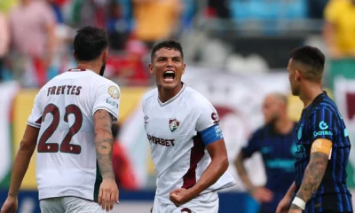 Veteran goalkeeper Fábio, 44, celebrates as Fluminense eliminate Inter Milan in a stunning Club World Cup upset in Charlotte.