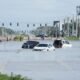 Emergency responders scan the flooded Guadalupe River banks as search for missing children continues in Kerr County, Texas.