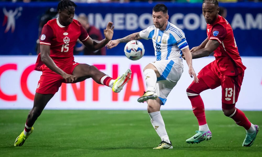 Jobe Bellingham reacts in frustration after picking up a booking that rules him out of the anticipated face-off with brother Jude. (Photo by Carl Recine – FIFA via Getty Images)