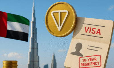 Toncoin Drops as UAE Disputes Golden Visa Claim Linked to Crypto Staking