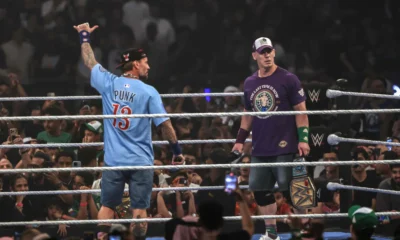 John Cena and CM Punk collide at WWE Night of Champions 2025 — a match that ended in total anarchy as a masked debutant caused chaos.