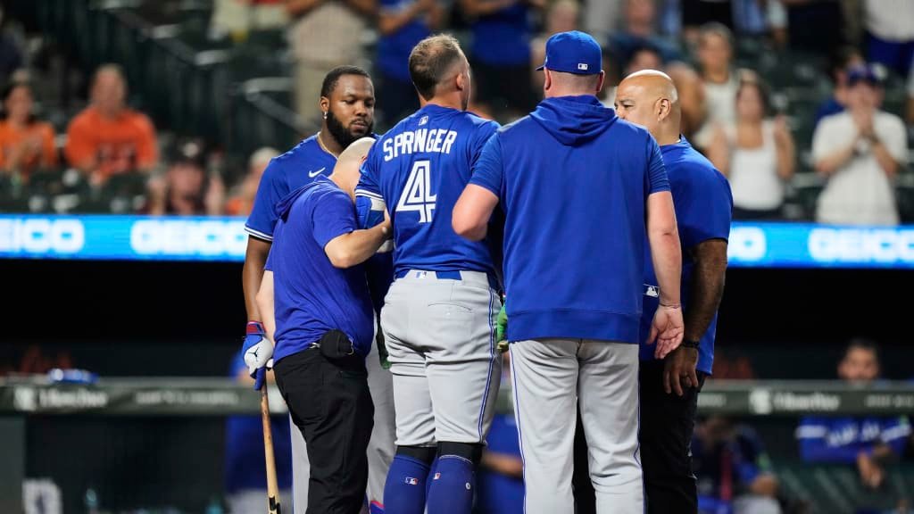 George Springer Hit on Helmet by 96-mph Fastball: What Happened Next in Orioles Game

