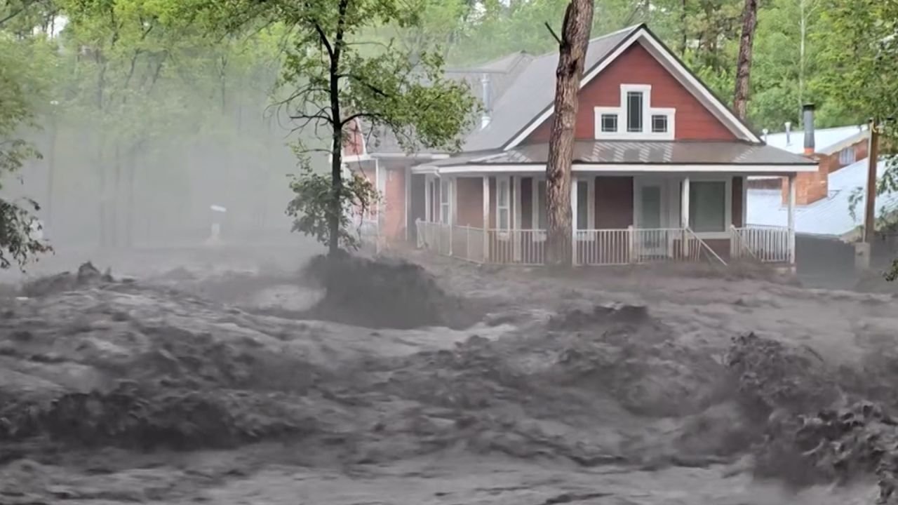 Ruidoso Flash Flood Horror: House Swept Away as River Rises 15 Feet