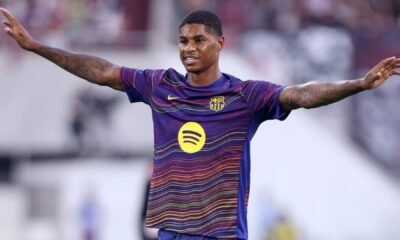 Marcus Rashford Scores First Goal for Barcelona in 5-0 Win Against Daegu FC