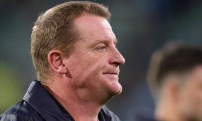 Michael Voss future in doubt after Carlton board meeting as Simon Goodwin sacking shakes AFL