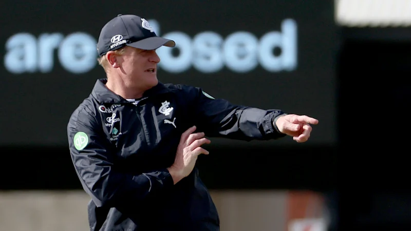 Michael Voss future in doubt after Carlton board meeting as Simon Goodwin sacking shakes AFL