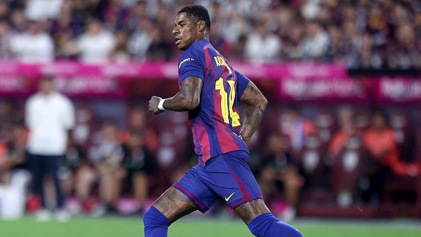 Marcus Rashford Scores First Goal for Barcelona in 5-0 Win Against Daegu FC