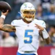 Trey Lance to start for Chargers vs Lions in 2025 Hall of Fame Game