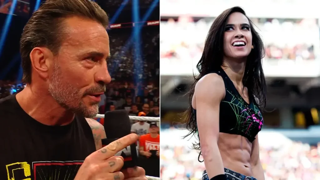 AJ Lee returns to WWE after 10 years joins CM Punk against Seth Rollins and Becky Lynch