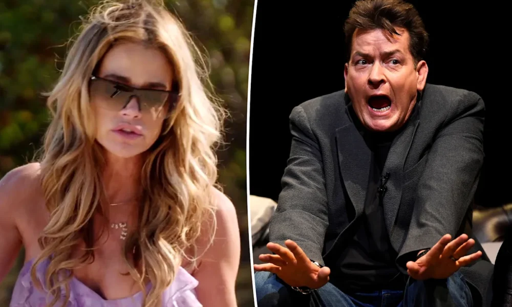 Charlie Sheen Reunites with Denise Richards at Netflix Premiere of aka Charlie Sheen