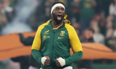 All Blacks lead South Africa at Eden Park after explosive early tries