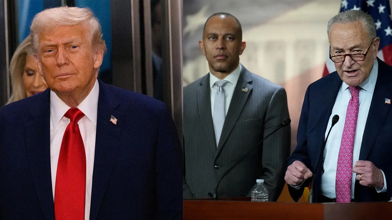 Trump posts AI-generated racist video of Schumer and Jeffries as shutdown deadline nears