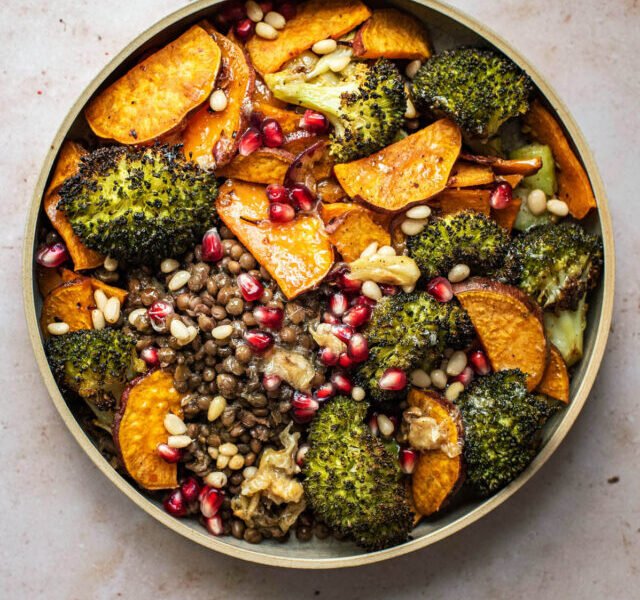 Broccoli-Sweet-Potato-Lentil-Bowl
