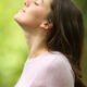 Profile,Of,A,Relaxed,Woman,Breathing,Fresh,Air,In,A