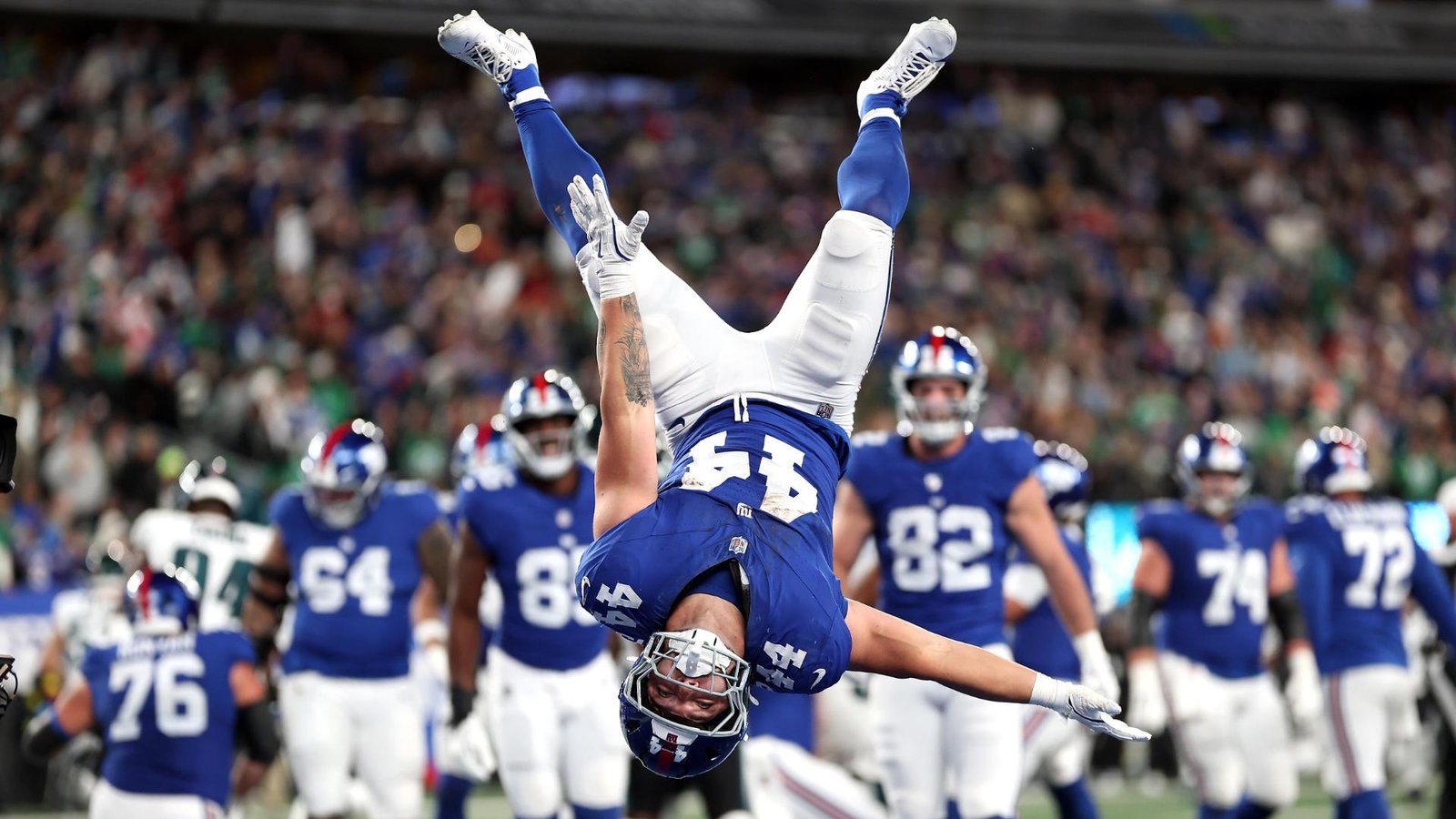 META TITLE: Jaxson Dart Leads Giants to Stunning Win Over Eagles — A New Era at MetLife