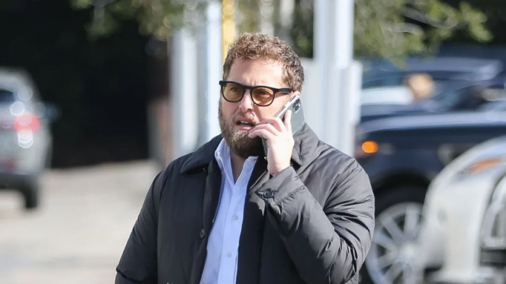 Jonah Hill Looks Unrecognizable in New Photos From Comedy Cut Off With Kristen Wiig