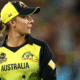 Ashleigh Gardner celebrates during a Women’s World Cup match as her net worth and career continue to grow in 2025.