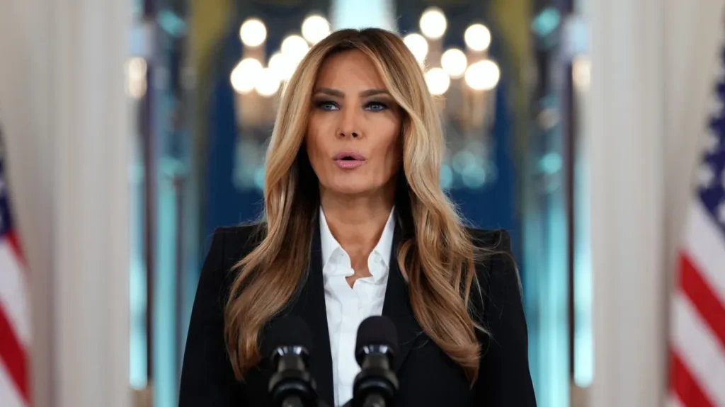 In rare address, Melania Trump says Russia will return Ukrainian children 18 and older
