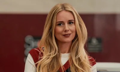 Jennifer Lawrence reveals she feels “out of control” when doing press and calls Ariana Grande’s SNL impression “spot-on”