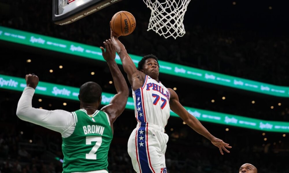VJ Edgecombe Scores 34 in Record-Breaking NBA Debut for Philadelphia 76ers