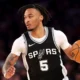 Stephon Castle drops 30 points to lead a Wembanyama-less Spurs past the Lakers and into the NBA Cup semifinals.