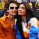 Kylie Jenner & Timothée Chalamet Twin in Bright Orange at Marty Supreme Premiere