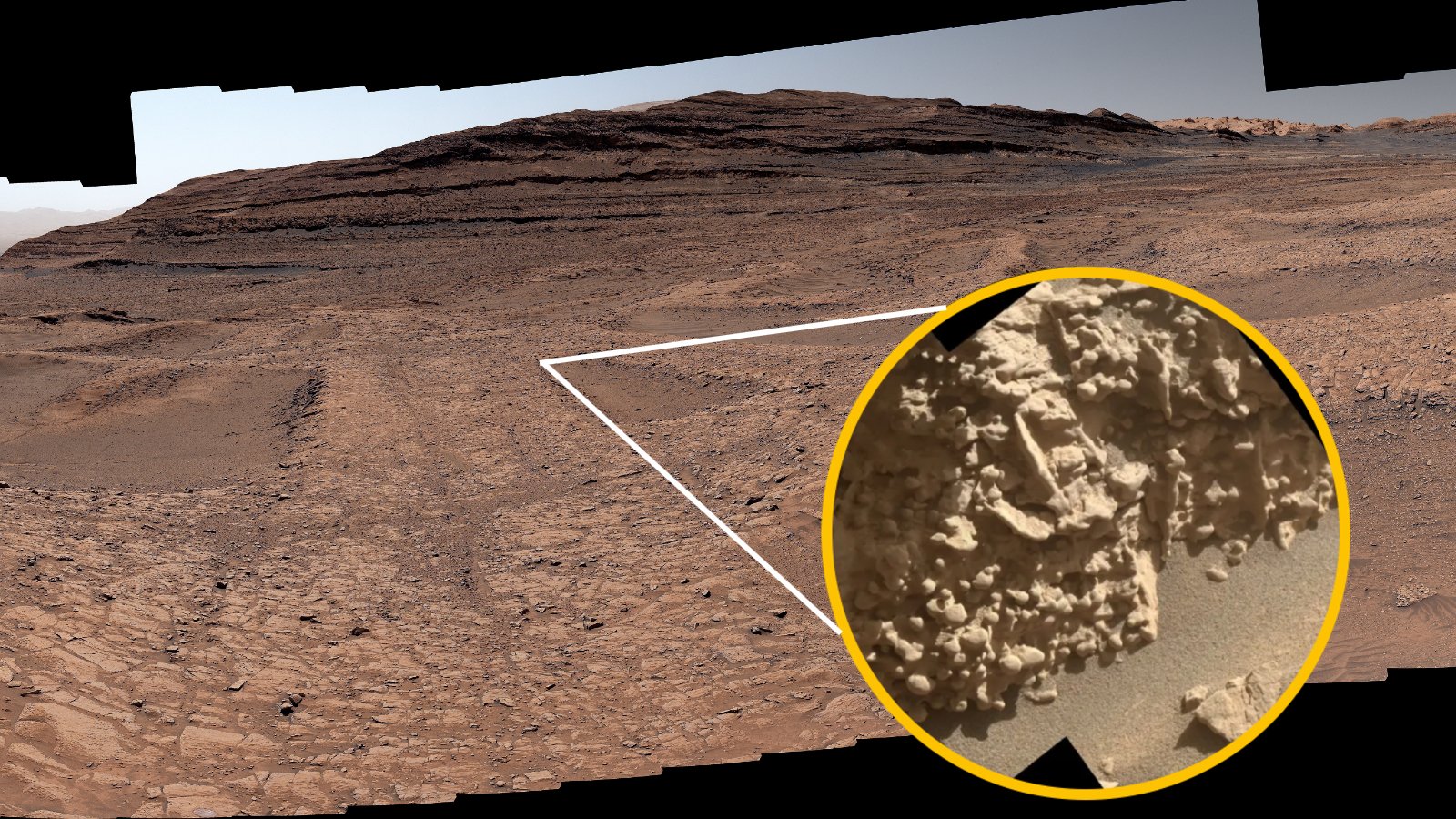 NASA Curiosity Rover Finds Spiderweb Ridges on Mars Hinting at Ancient Water